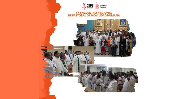 Participantes en el encuentro de la pastoral de movilidad humana en Guadalajara, Méexico