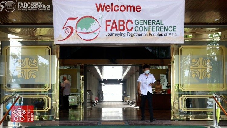 Eingang zur FABC-Konferenz