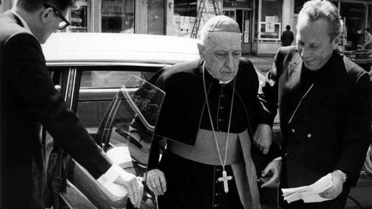 Mindszenty József bíboros 1974-es amerikai látogatásakor