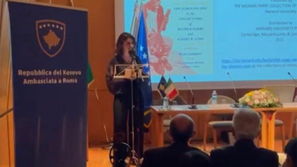 Ambasadorja e Republikës së Kosovës nё Italia Lendita Haxhitasim