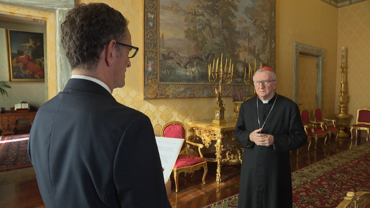 Kardinal Parolin im Interview mit Massimiliano Menichetti