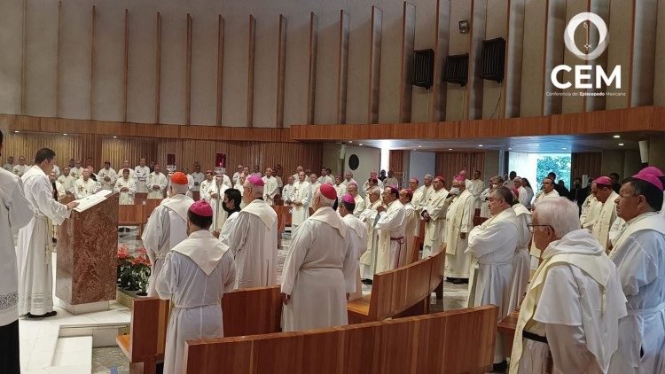 Celebración eucarística de los obispos de la Conferencia Episcopal Mexicana durante su Asamblea Plenaria