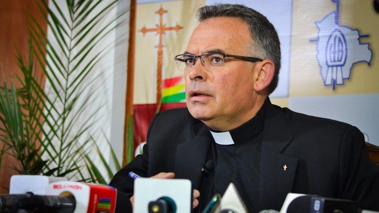 Secretario general adjunto de la Conferencia Episcopal Boliviana, padre Diego Plá Aranda
