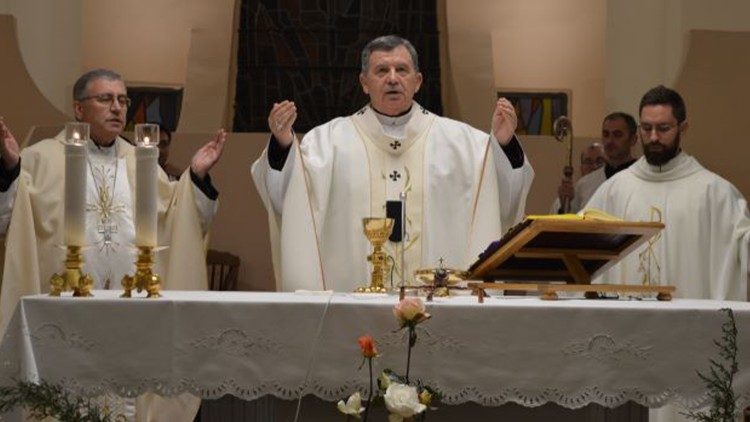 Vrhbosanski nadbiskup i apostolski upravitelj Vojnog ordinarijata u Bosni i Hercegovini mons. Tomo Vukšić (arhivska snimka) (Vatican Media)