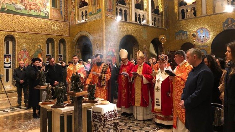Gedenkfeier zum Holodomor in der ukrainischchen Basilika Santa Sofia in Rom