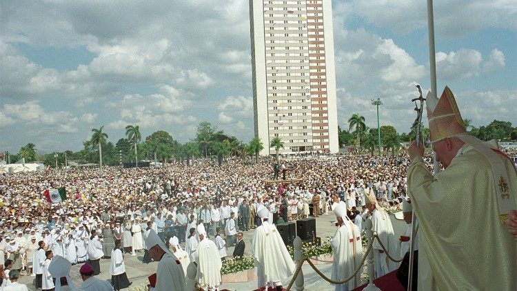 Św. Jan Paweł II na Kubie, w 1998 roku