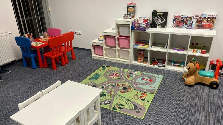 Espacios para niños en los centros de acogida