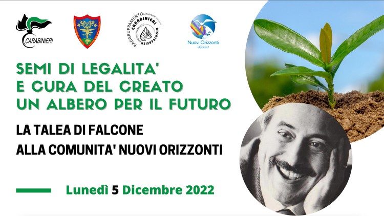 Il manifesto dell'evento alla Comunità Nuovi Orizzonti di Frosinone