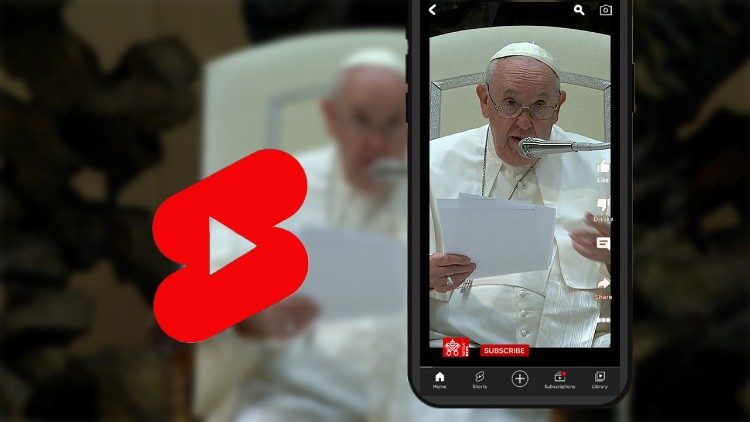 Vatican News nu uppe på  "YouTube Shorts” med kortvideor på fyra språk: engelska, spanska, portugisiska och italienska