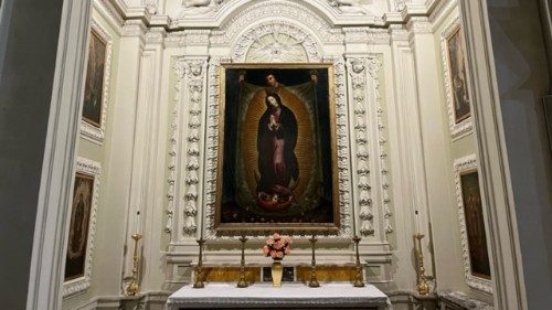 A mais antiga imagem da Virgem de Guadalupe em Roma