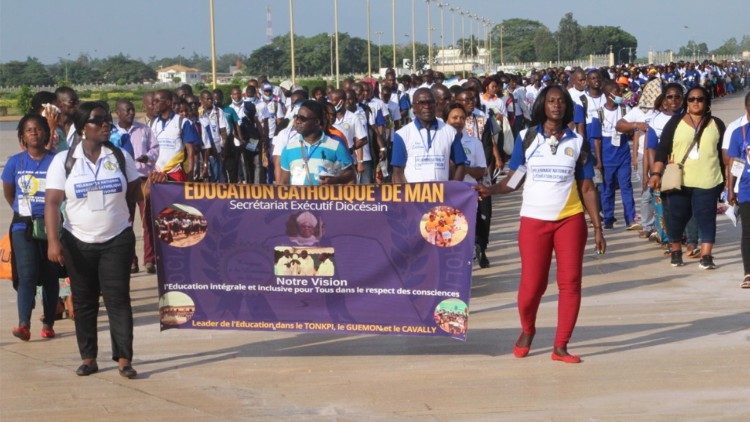 Pèlerinage des acteurs de l'éducation catholique en Côte d'Ivoire
