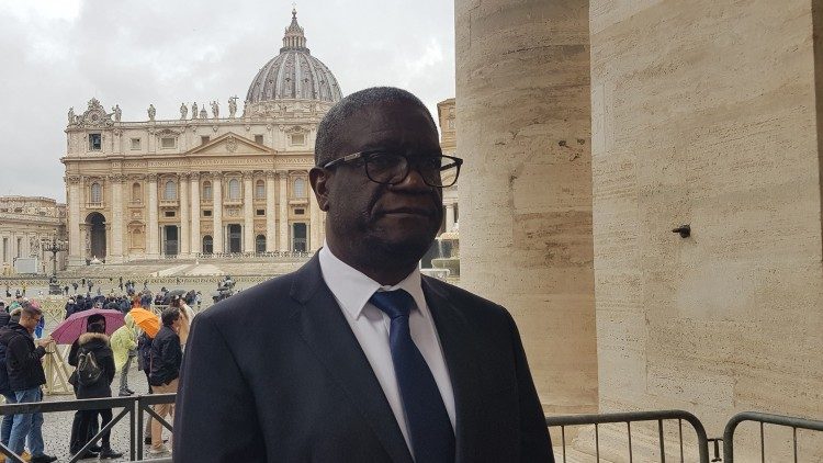 Le professeur Denis Mukwege, au Vatican le 9 décembre (O.B)
