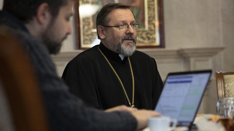 L'arcivescovo Shevchuk a colloquio coi giornalisti