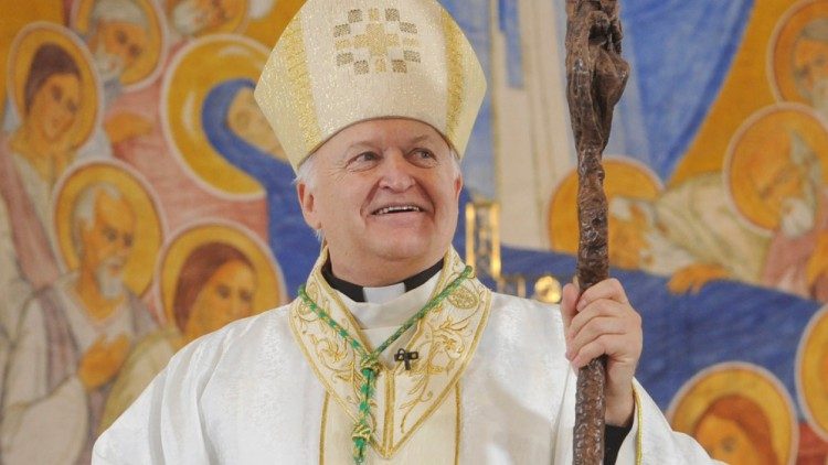 Una bella immagine di monsignor Ladislav Nemet, arcivescovo di Belgrado 