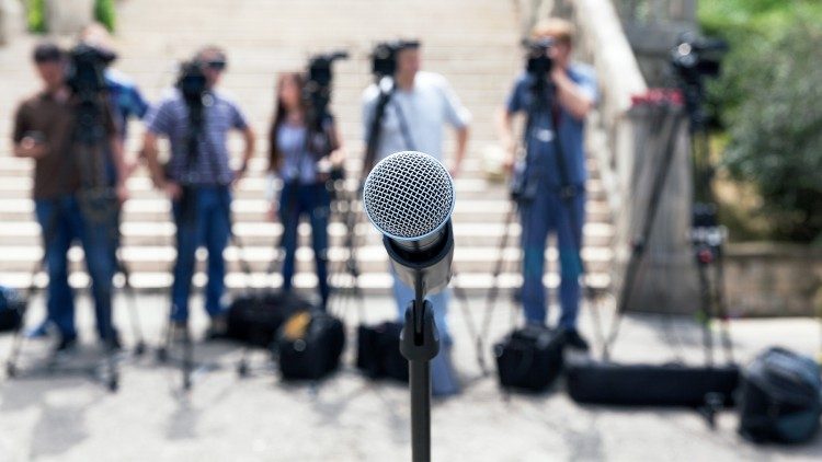 File photo of media professionals