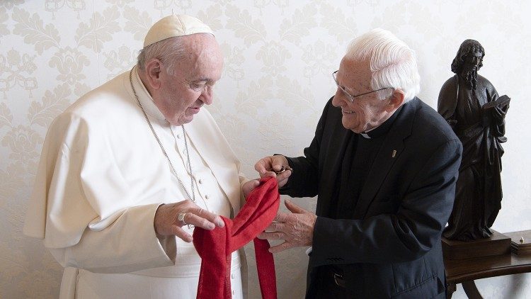 Pope Francis and Fr. Angel Garcia Rodriguez