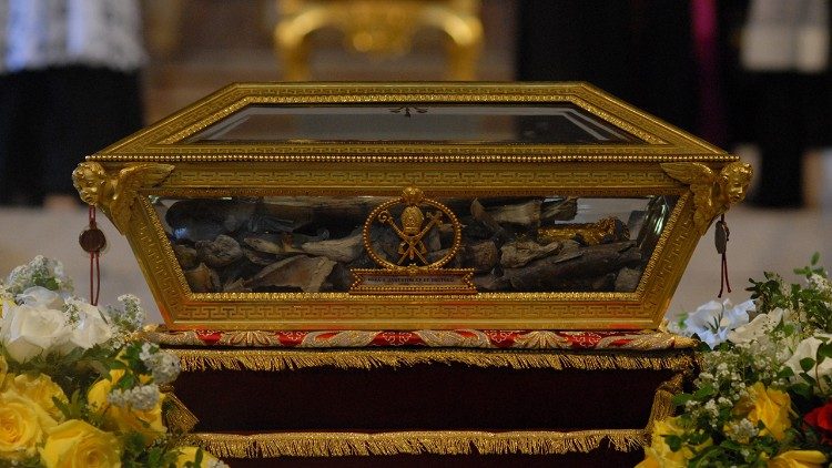 Las reliquias de San Agustín