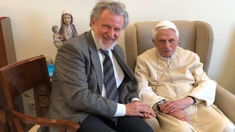 Benedetto XVI e il matematico Piergiorgio Odifreddi