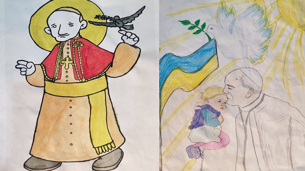 Les dessins des enfants de Kharkiv, en Ukraine