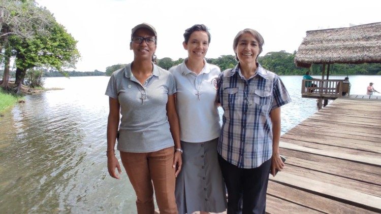 Sisters Josiane, Judith and Luca, Claretian missionaries