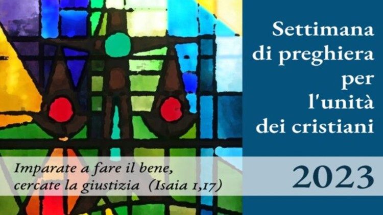 Locandina della Settimana di preghiera per l'unità dei cristiani di quest'anno