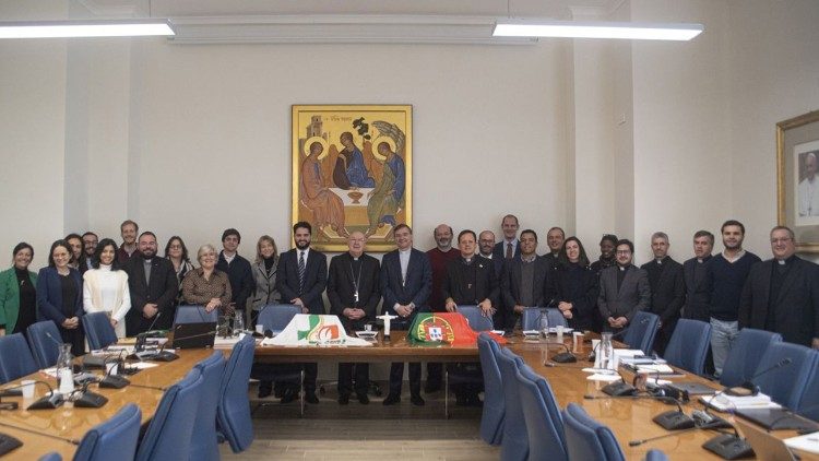 Delegação portuguesa esteve no Vaticano  GMG (Foto: Ricardo Perna)