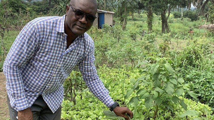 Prince Kikalulu, responsable du service développement de Caritas Kinshasa