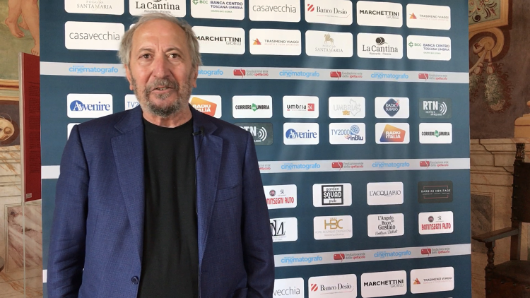 Giuseppe Piccioni durante l'intervista