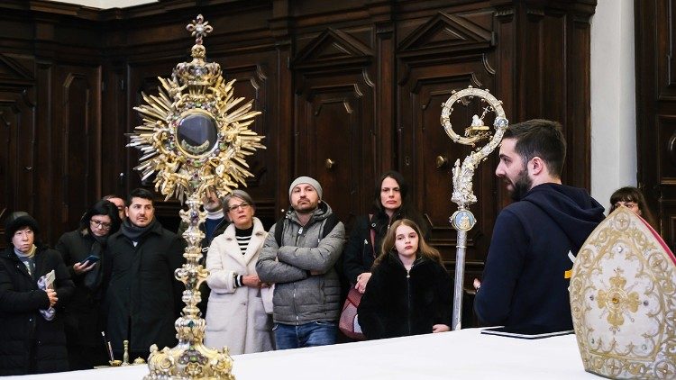 Una visita guidata da un giovane de "Le Vie del Sacro"
