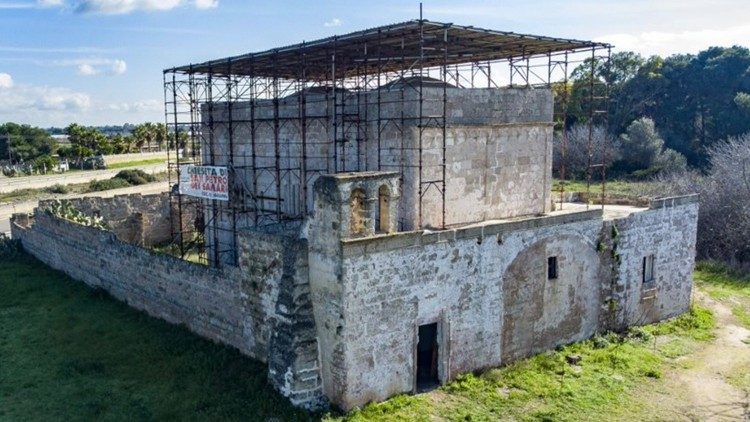 La chiesetta di San Pietro dei Samari a Gallipoli (Lecce), al primo posto tra i "Luoghi del Cuore" 2022