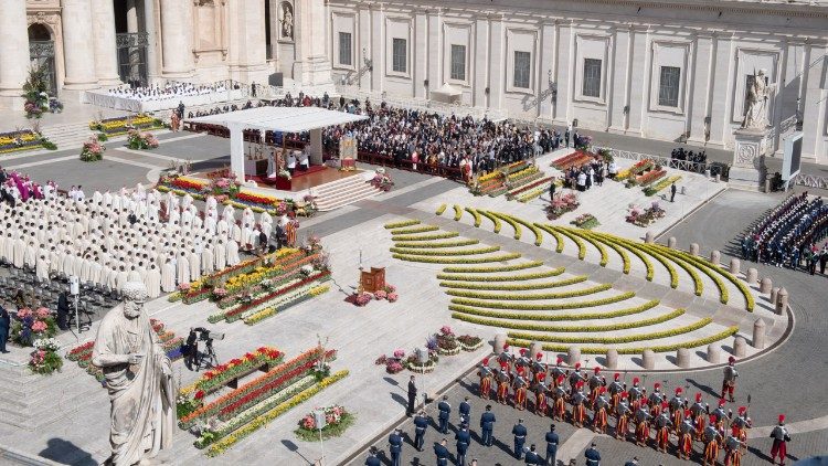 Petersplatz, Ostern 2019