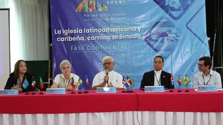 A etapa continental do Sínodo 2021-2024 na América Latina e Caribe. Coletiva de imprensa 