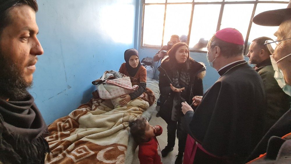 Visit of Archbishop Claudio Gugerotti, prefect of the Dicastery for the Eastern Churches, in earthquake-hit zones of Syria and Turkey