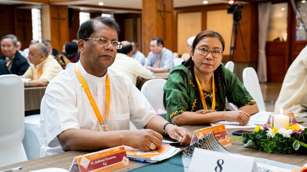 Participating in small group discussion