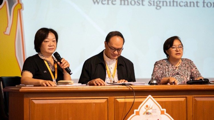Moderators for the final day of the Asian Continental Assembly