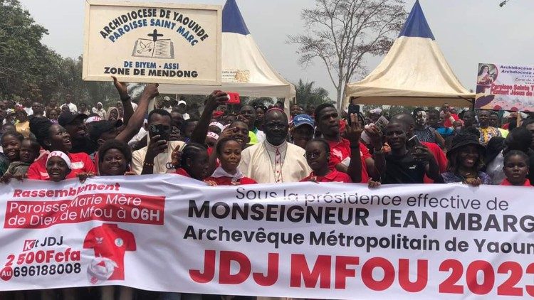 La journée diocésaine des jeunes à Yaoundé au Cameroun. 