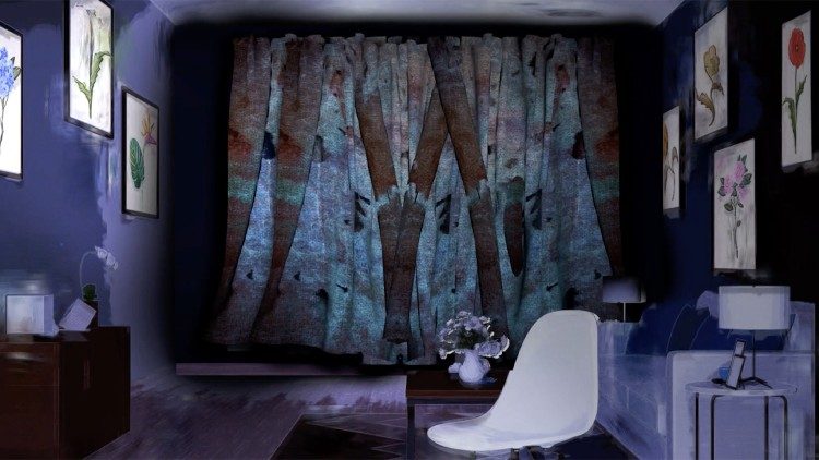 L'animazione realizzata da Hermes Mangialardo che accompagna il Video del Papa