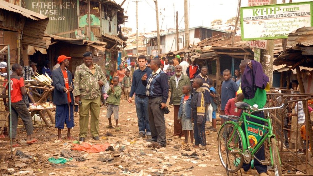 Meeting and international development in the slums of Kibera, Kenya (Hungarian Charity Service of the Order of Malta)
