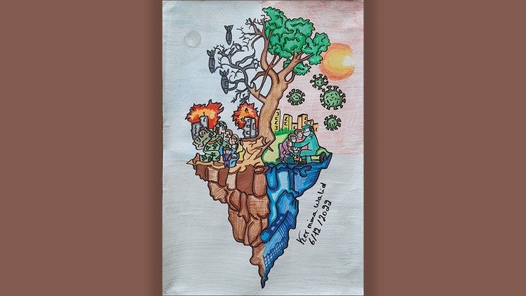 La solidaridad en un dibujo