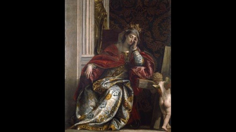 Visión de Santa Elena (Sueño de Santa Elena) de Paolo Caliari conocido como Veronese ©Museos Vaticanos