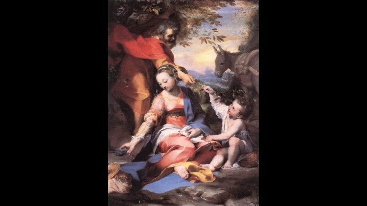 Federico Barocci, La Virgen de las cerezas, 1573, ©Museos Vaticanos