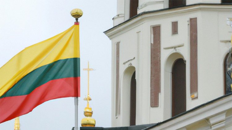Uno scorcio della cattedrale di Vilnius 