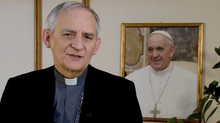 Cardinal Matteo Zuppi, Archbishop of Bologna and President of the Italian Bishops' Conference