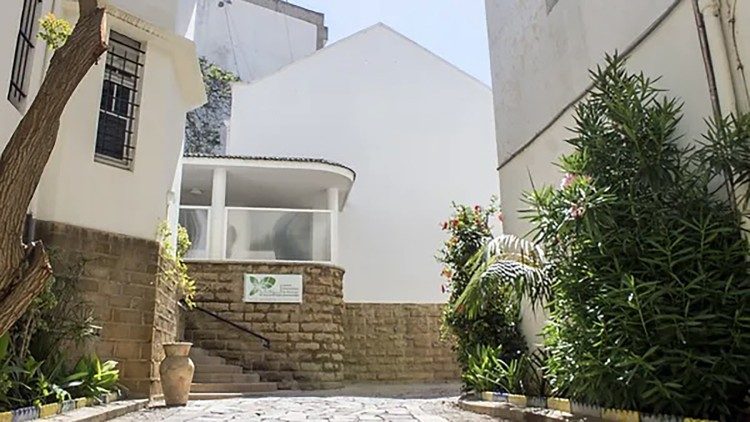 L'ingresso dell'Istituto, in avenue du Chellah a Rabat