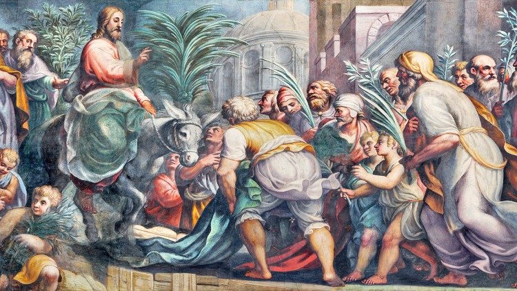 Dimanche des Rameaux et de la Passion. Entrée de Jésus dans Jérusalem. 