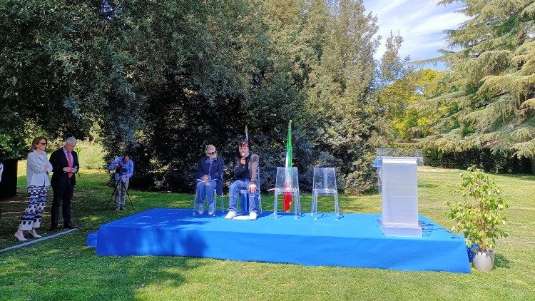 Un momento de la conferencia de prensa