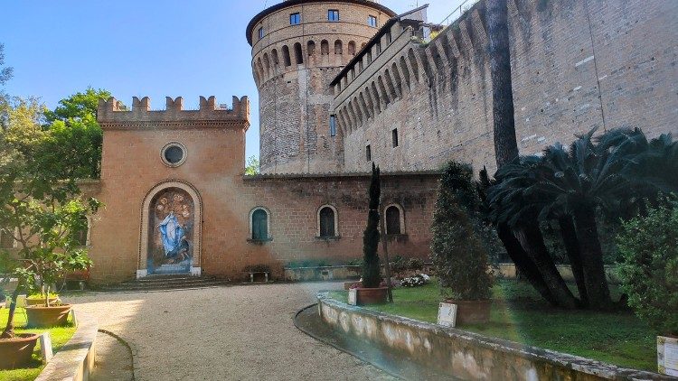 Dans les jardins du Vatican 