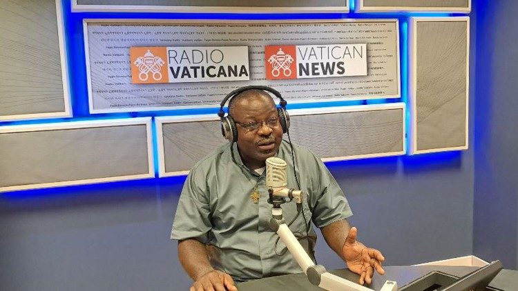 Le père Jean-Pierre Muhima, supérieur des salésiens du Centre des Jeunes Don Bosco Ngangi, qui abrite le camp des déplacés Don Bosco Ngangi.