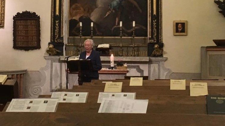 Ancora un momento della "Bibbia in cammino" nel 2018