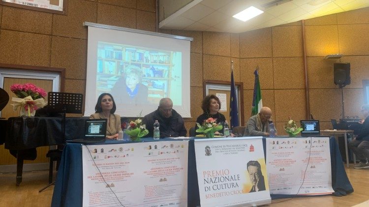 Il saluto in video di Dacia Maraini che ha aperto l'assemblea